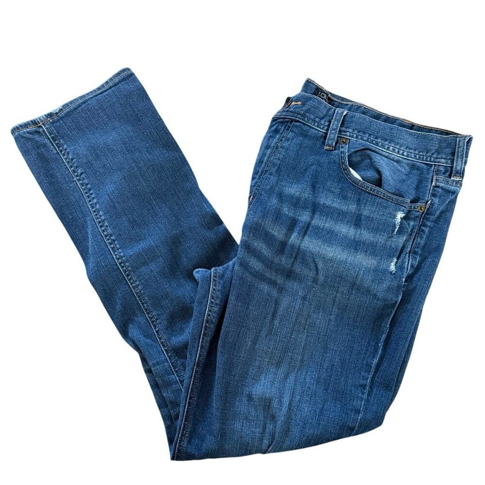 Men's J Crew The Sutton Straight Leg Dark Wash Jean Size 38x32